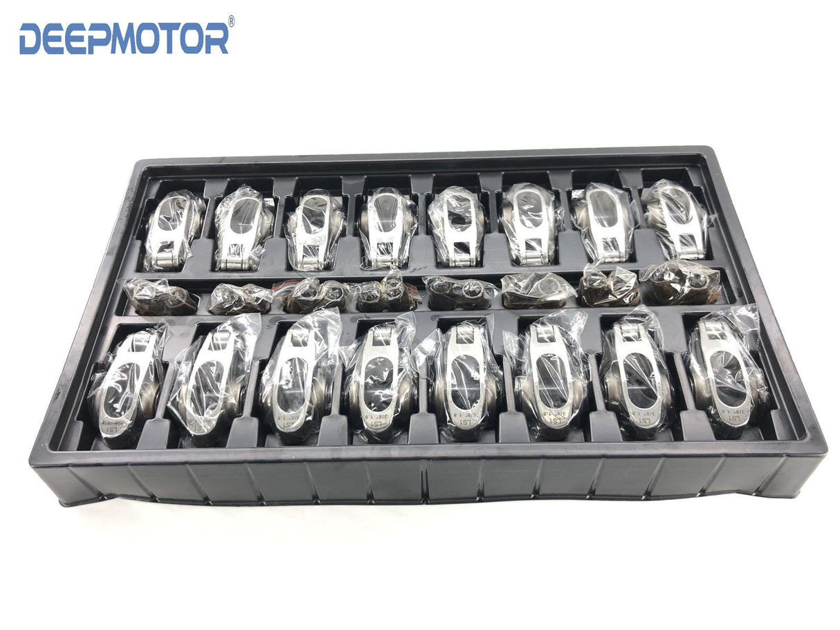 Deepmotor LS1 LS2 LS6 5.7L 1.8 Ratio 3/8'' Stainless Steel Roller Rocker Arm Set