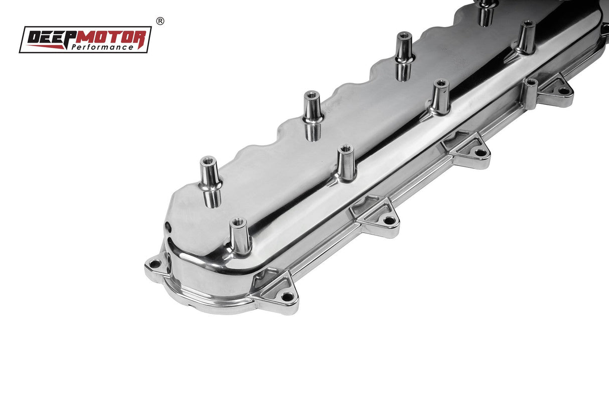 Cast Aluminum Valve Covers w/ Coil Mounts for GM LT GEN V 5.3 6.2 LT1 LT4 Sliver