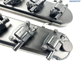LS Fabricated Valve Covers with D510C Ignition Coils for LS1 LS2 LS3 LS6 5.3 6.0