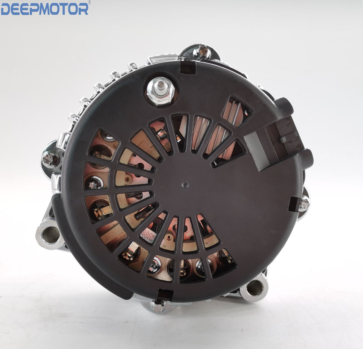 For GM LS Truck AD244 220 AMP CHROME ALTERNATOR SERPENTINE BELT 4 Pin Connector