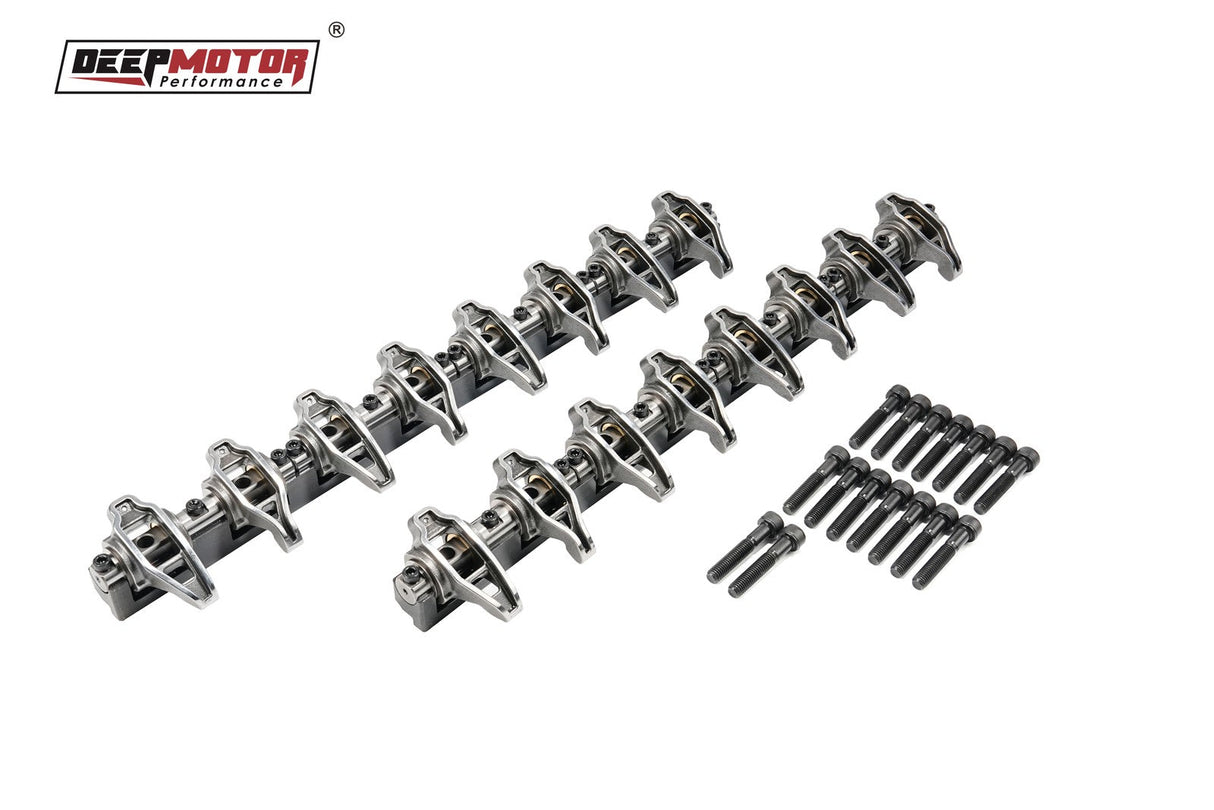 1.7 Ratio Shaft Mount Rocker Arm with Upgraded Trunion Kit Installed for LS3 L92