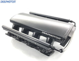 Low Profile LS3 L92 102mm Fab Intake Manifold w/MAP Sensor Port +Fuel Rail Black
