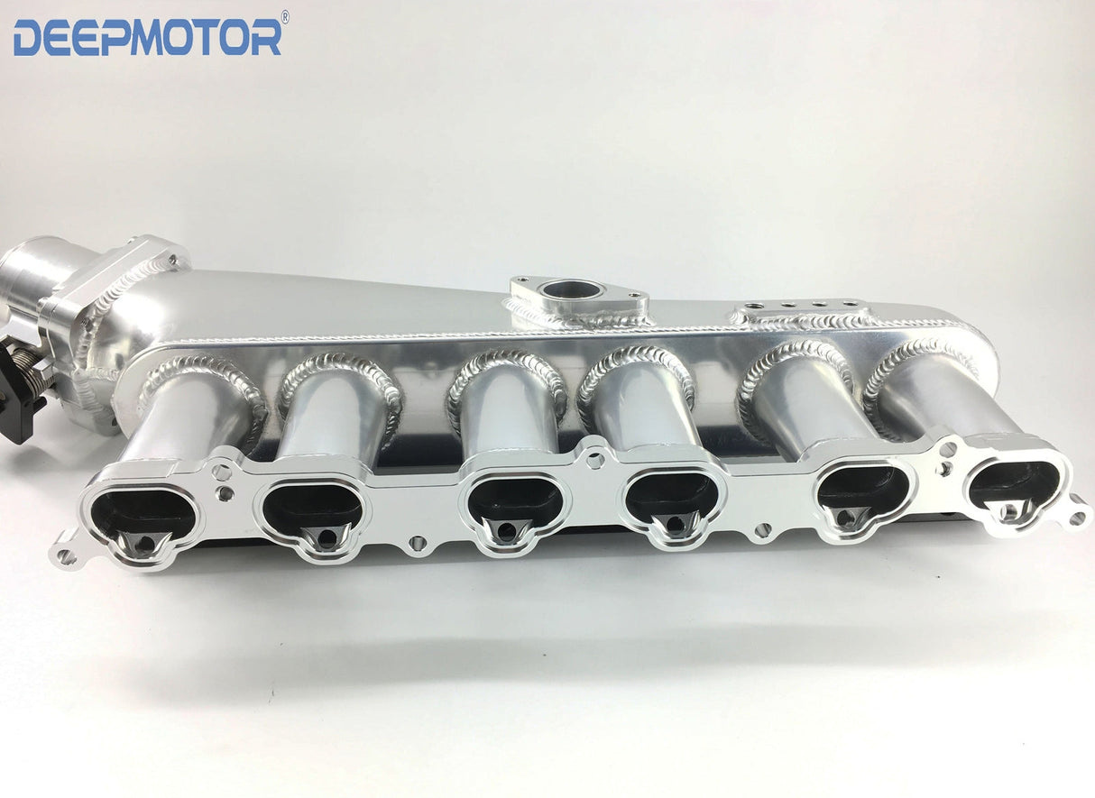 Deepmotor 1JZ GTE Billet Intake Manifold Fuel Rail 90mm Throttle Body Set +Cable