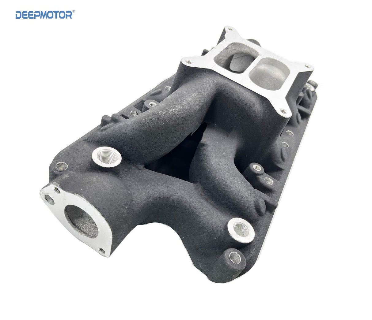 Aluminum Air-Gap Dual Plane Intake Manifold for SBF Ford 260 289-302 347 Black