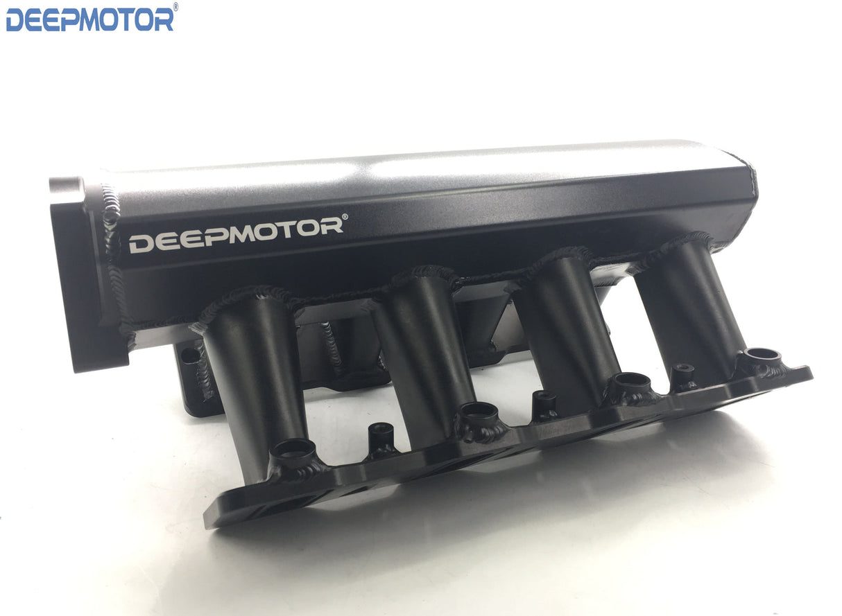 Deepmotor Aluminum Fabricated LS7 EFI Intake Manifold Fuel Rail Kit Black