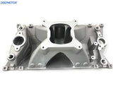 High Rise Small Block Chevy SBC Vortec Hurrican Single Plane Intake Manifold 350