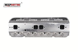 Deepmotor SBC 350 Cylinder Head Bare Straight Plug for Small Block Chevy Aluminu