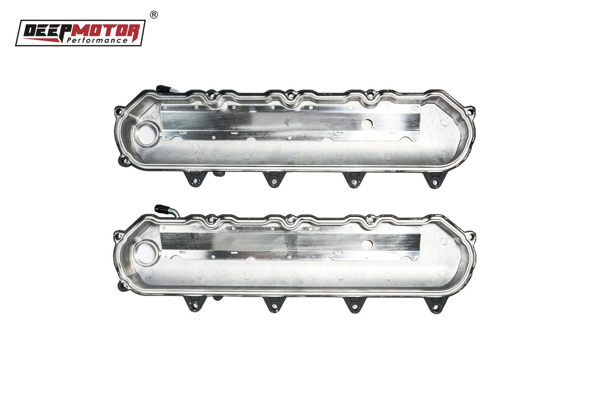 Cast Aluminum Valve Covers w/ Coil Mounts for GM LT GEN V 5.3 6.2 LT1 LT4 Black