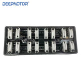 Deepmotor Aluminum 1.5 Ratio Shaft Mount Roller Rocker Arm for Chevy SBC 350 400