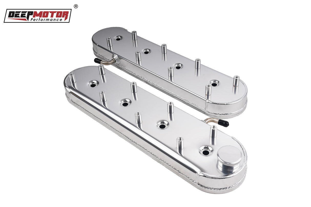 LS Fabricated Valve Covers with Baffle Coil Mounts for LS1 LS2 LS3 LS6 5.3 6.0