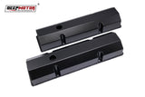 Aluminum Fabricated Valve Cover for Small Block Chevy SBC 350 400 265 283 Black