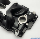 Deepmotor SBC Small Block Chevy 350 400 intake manifold Dual Plane Black 1956-86