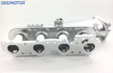 S14 S15 SR20DET 76mm Billet Intake Manifold Fuel Rail Throttle Body Silver