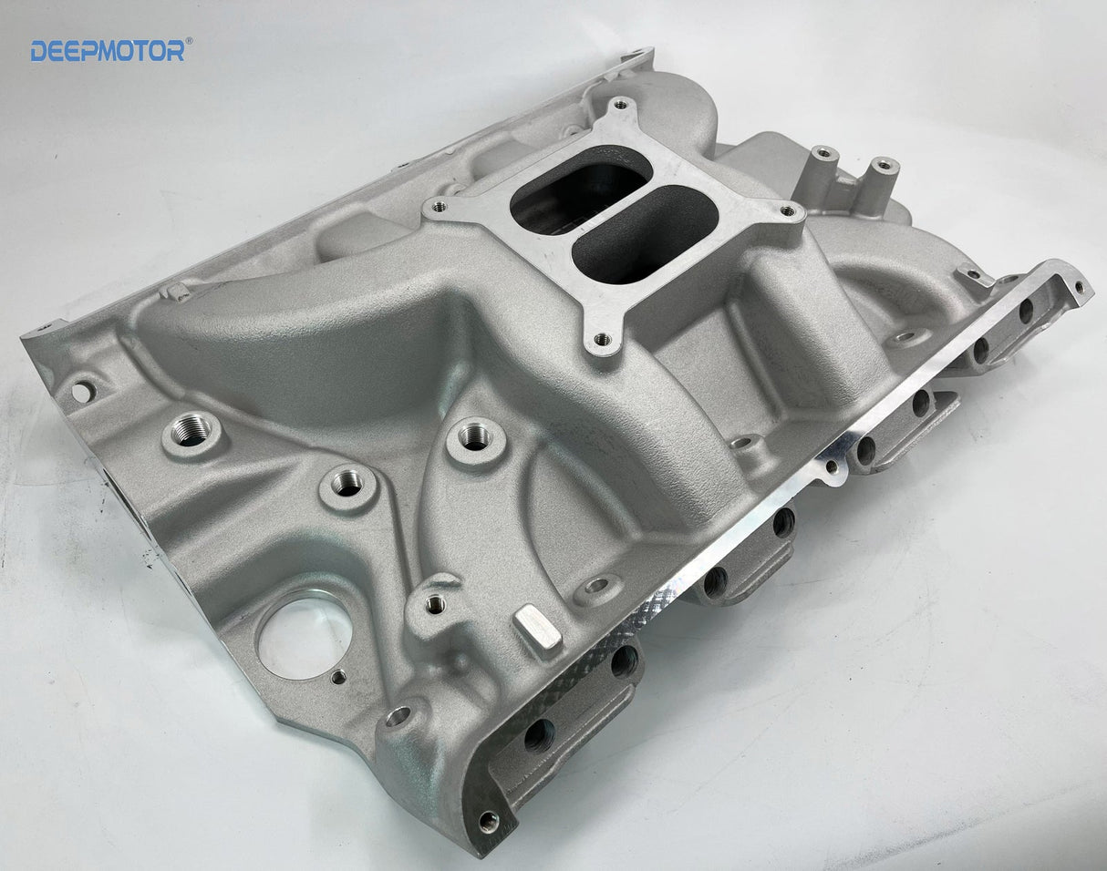 Deepmotor Aluminum Square Bore Dual Plane Intake Manifold for Ford 332 428 FE