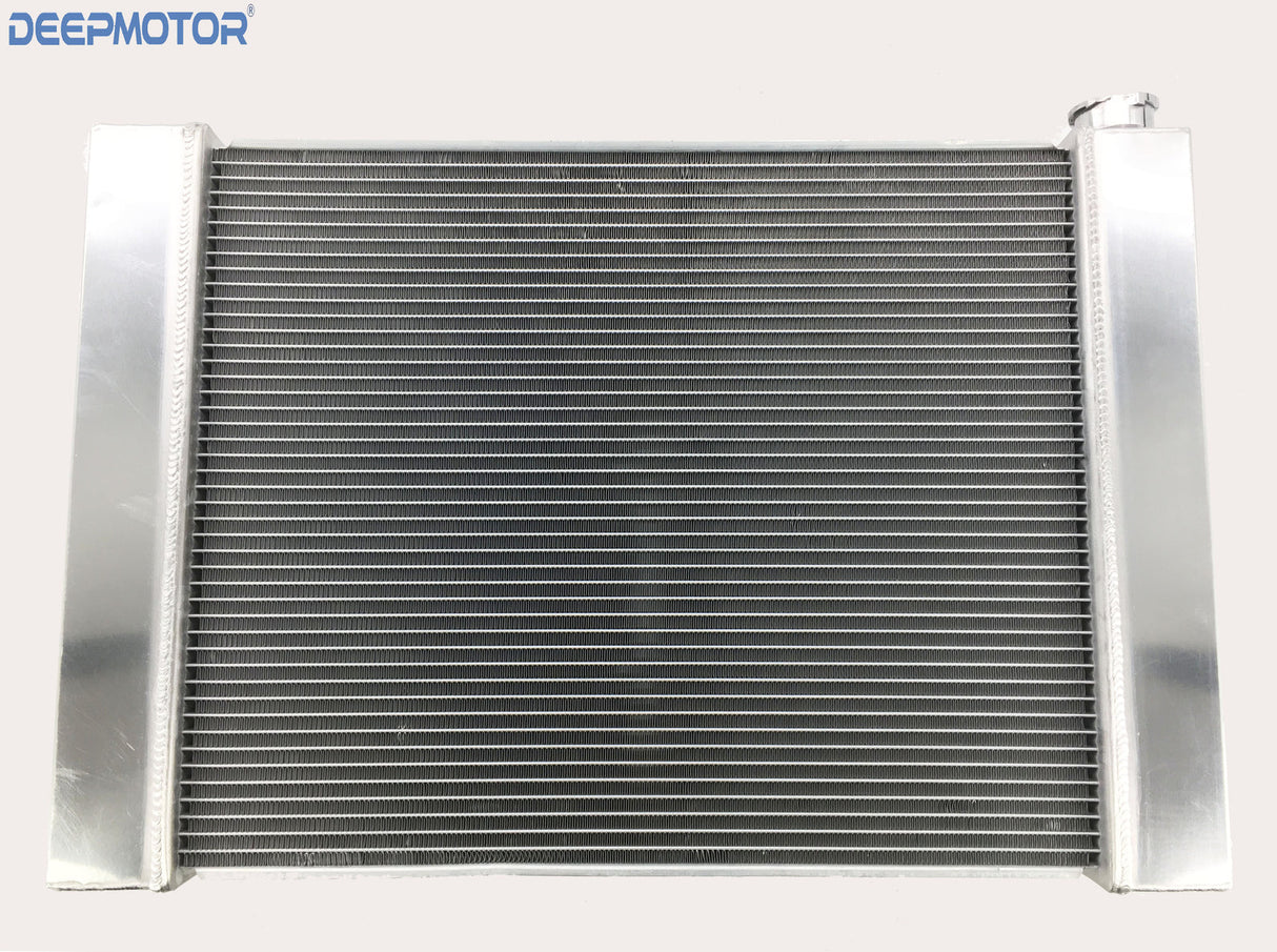 Fabricated Aluminum 19" x 27" x 3" Universal Racing Radiator for Ford/Mopar
