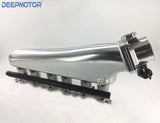 Deepmotor 1JZ GTE Billet Intake Manifold Fuel Rail 90mm Throttle Body Set +Cable