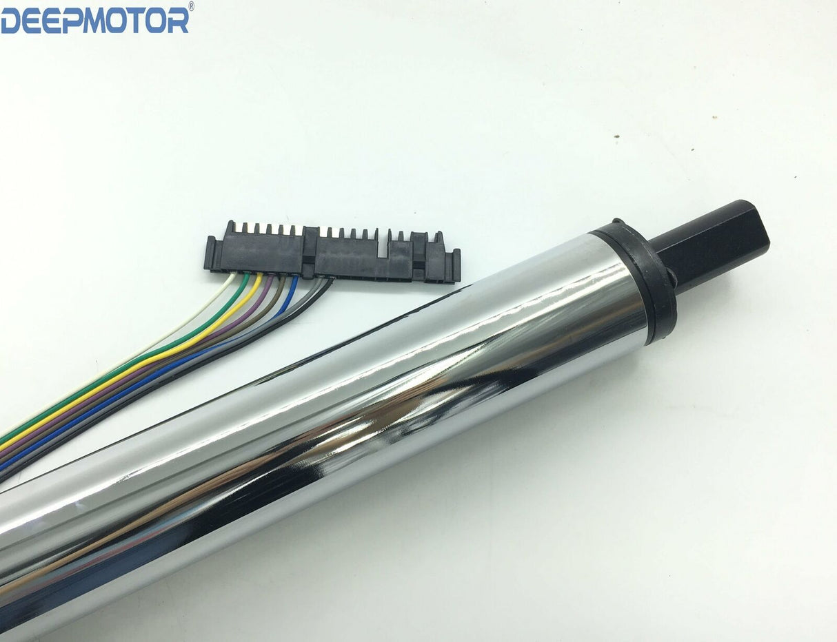 32" Floor Shift Tilt Steering Column with Ignition Keys & Steering Wheel Adapter