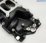 Deepmotor SBC Small Block Chevy 350 400 intake manifold Dual Plane Black 1956-86