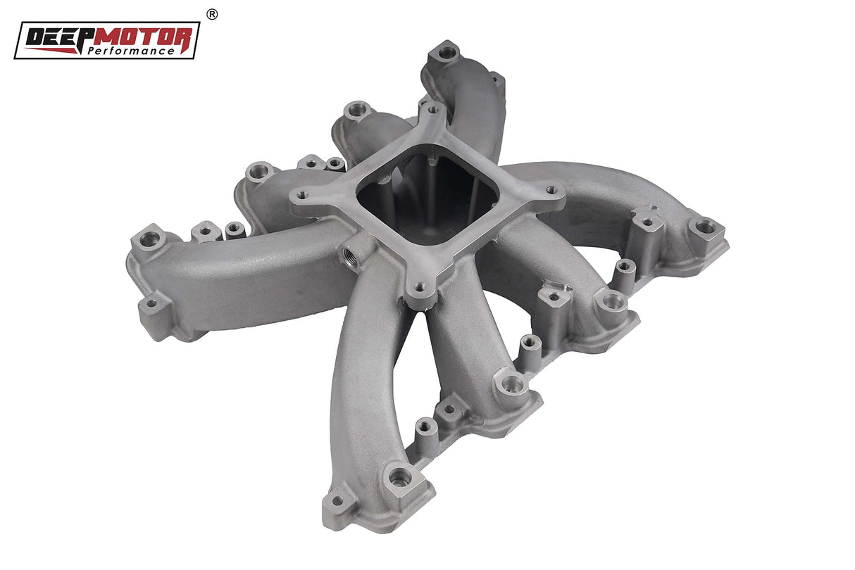 Deepmotor Aluminum Single Plane EFI Intake Manifold for LS3 L92 with Fuel Rails
