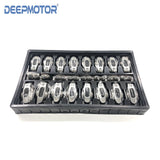 For SBC 350 1.50 Ratio 3/8" Self-aligning Stainless Steel Roller Rocker Arm Set