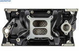 For Small Block Chevy SBC Vortec Dual Plane 350 383 Intake Manifold 1996-UP BLK