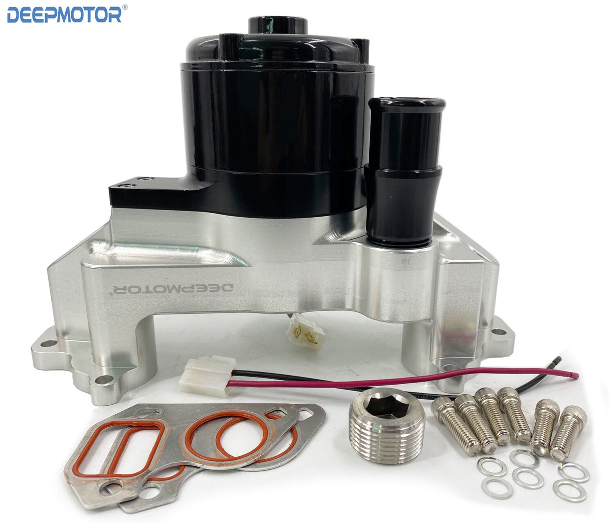 Deepmotor CNC LS LS1 LS2 LS3 LS6 6.0 Electric Water Pump Aluminum Silver