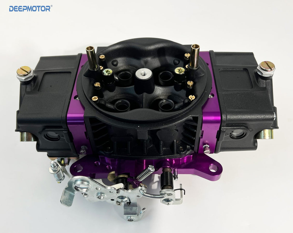 Deepmotor Aluminum 750 CFM Carburetor Double Pumper Mechanical Secondary 4150