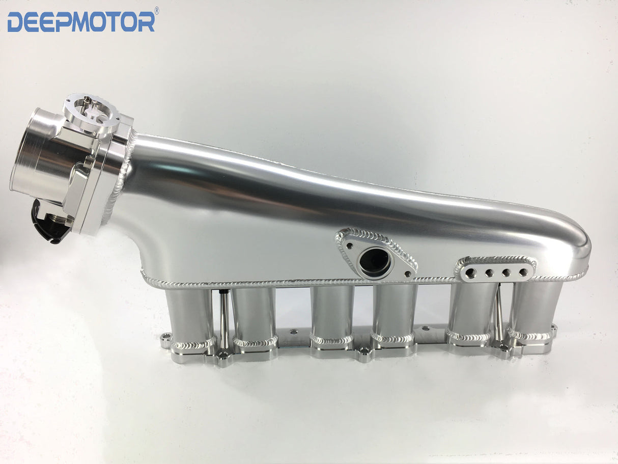 Deepmotor 1JZ GTE Billet Intake Manifold Fuel Rail 90mm Throttle Body Set +Cable