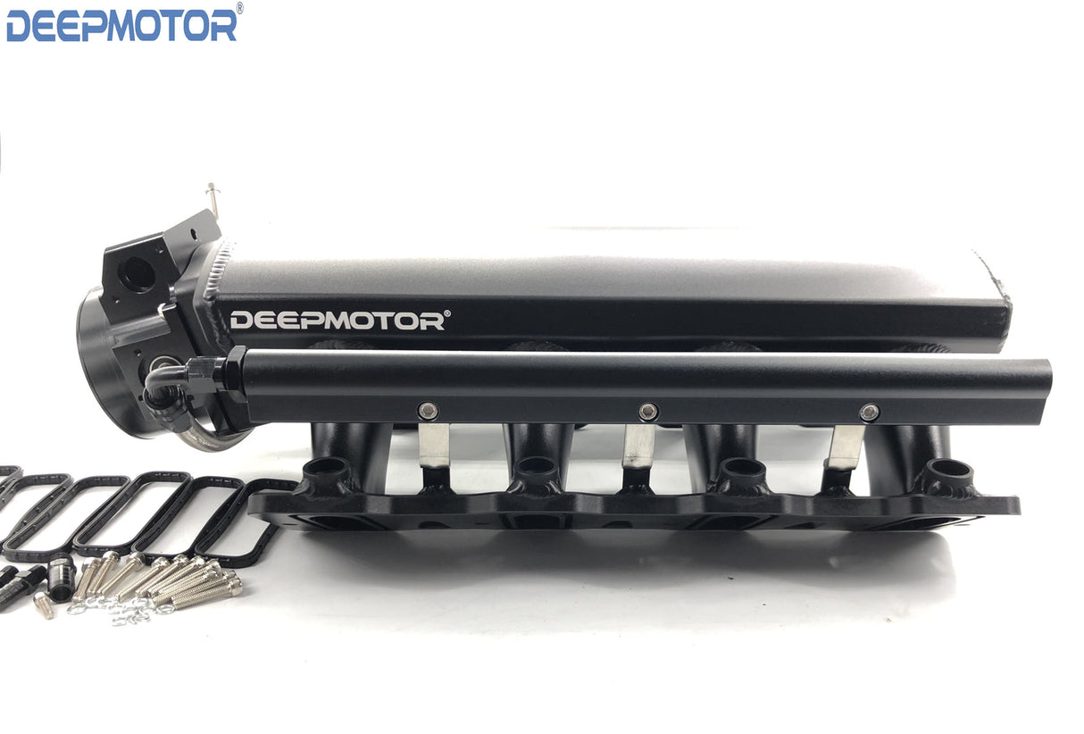 Low LS3 L92 102mm Intake Manifold Fuel Rails W/ Map Sensor Port + Throttle Body