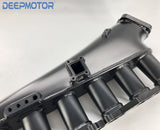 RB26 RB26DET Fab Intake manifold Fuel Rail 90mm Throttle Body Set + Cable Black