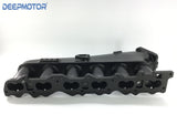 RB25 RB25DET Billet Intake Manifold Fuel Rail 90mm Throttle Body and Cable Black