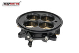 Deepmotor Billet Aluminum 2200 CFM 4 Barrel 4500 Dominator Throttle Body Black