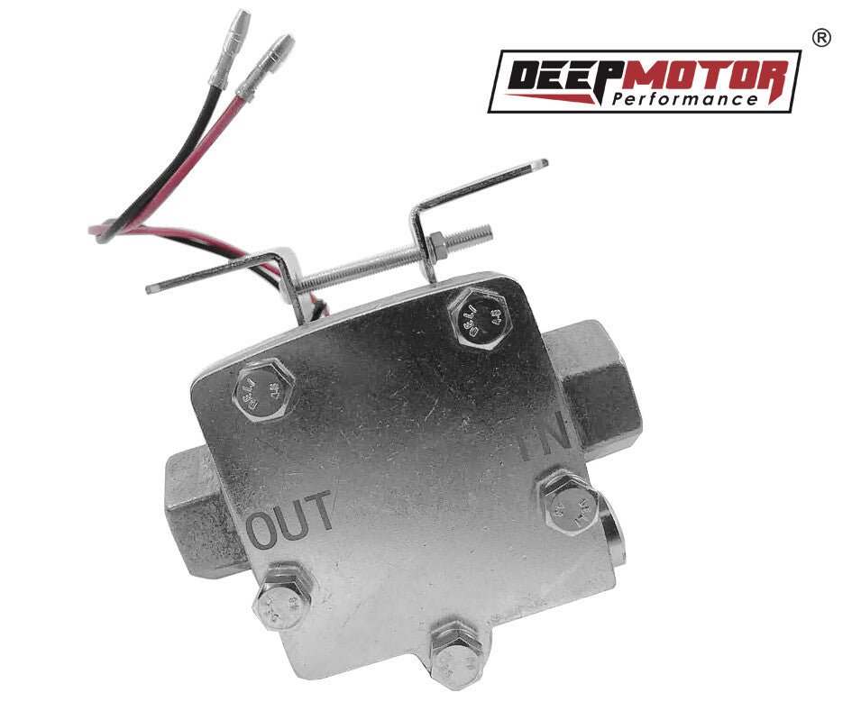 Deepmotor 140 GPH Electric Fuel Pump 3/8" NPT Inlet & Outlets