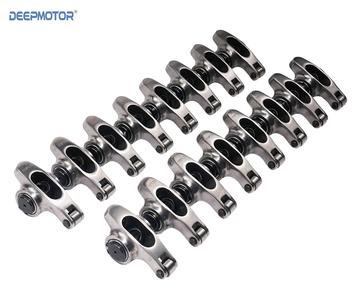 Stainless Steel Roller Rocker Arm Set for Chevy BBC 454 396 427 1.72 Ratio 7/16'