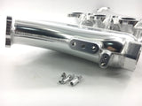 Deepmotor GTR R35 VR38DETT Billet Intake Manifold for 09-UP Nissan Plenum Silver