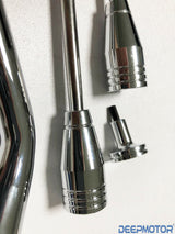 Deepmotor Polished for GM Column Shifter Turn Signal Lever Hazard Tilt Kit
