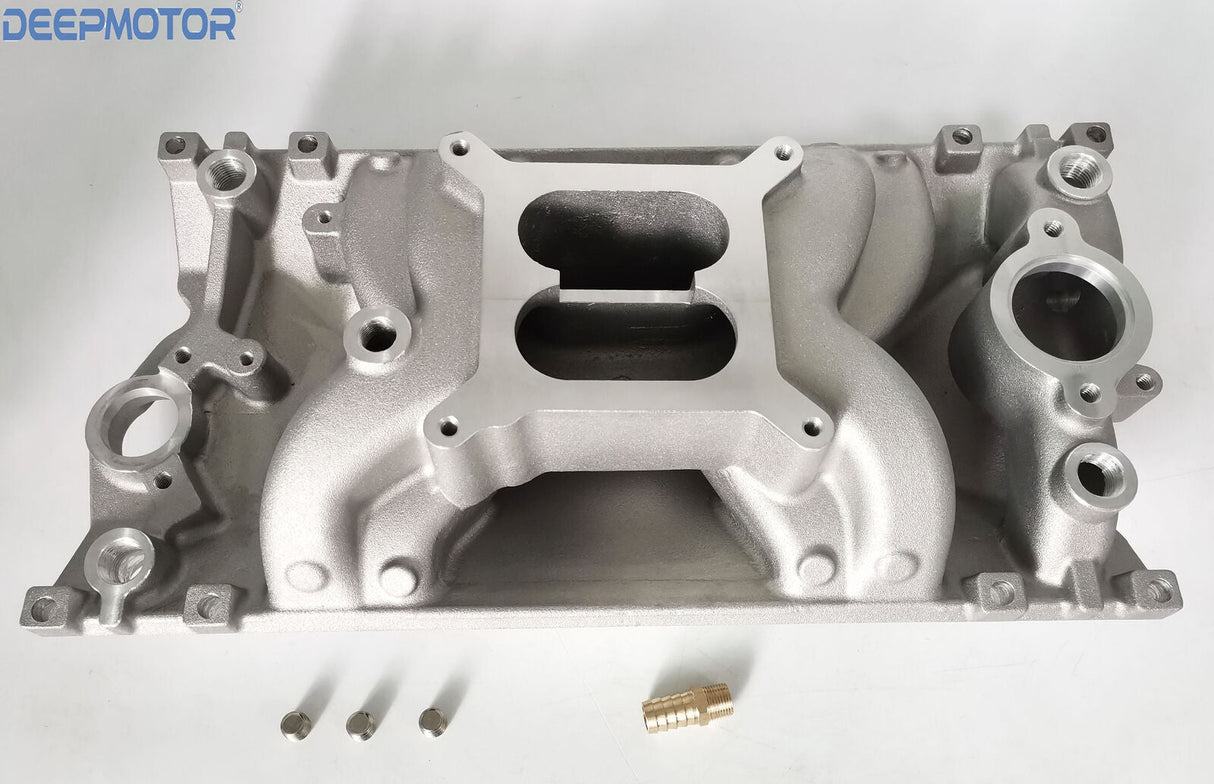 SBC Vortec Air Gap Aluminum Intake Manifold for Small Block Chevy 350 1996-up