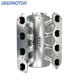 Deepmotor Intake Manifold Fuel Rail Kit for Nissan 5.6 V8 VK56DE Silver