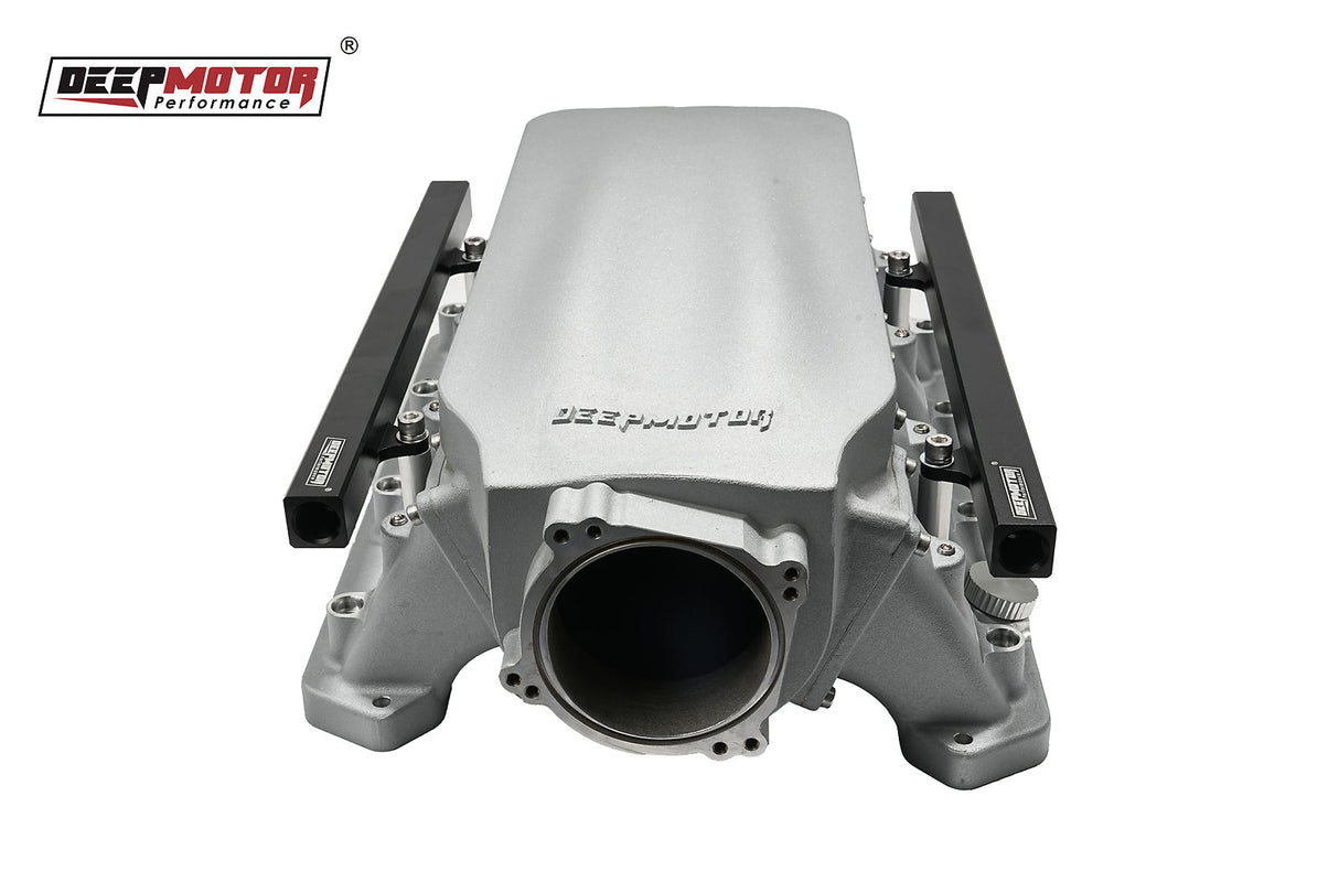 Cast 90mm Intake Manifold for Mopar Hemi Gen III Dual Throttle Body Bolt Pattern