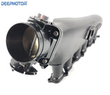 Deepmotor 2JZ-GTE 90mm Billet Intake Manifold Fuel Rail Throttle Body Set +Cable
