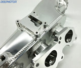 Billet Intake Manifold for S13 SR20 SR20DET Fuel Rail 76mm Throttle Body Set Sil