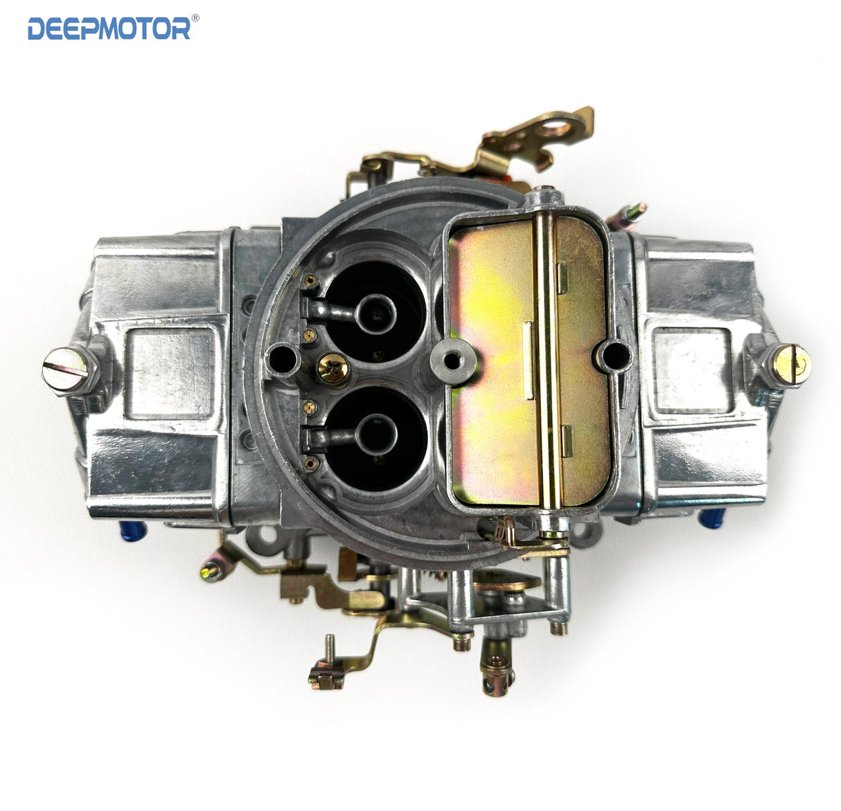Aluminum 750 CFM Carburetor Double Pumper Mechanical Secondary with Manual Choke