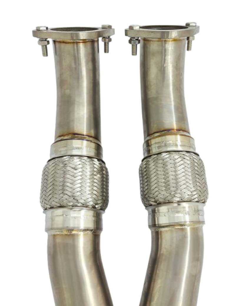 09-24 Nissan GT-R R35 VR38DETT Titanium Catless Exhaust Mid-Pipe
