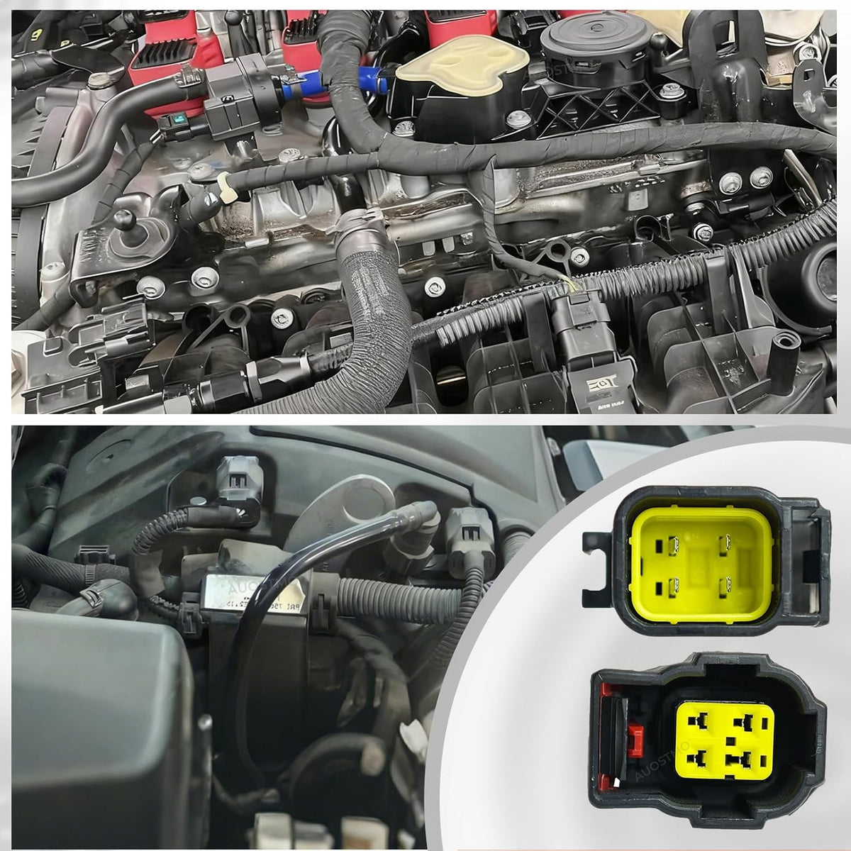 Kingman Speed® GEN III HEMI Oxygen Sensor Extension Harness Set (4-Pin Square/13")
