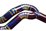 Toyota GR Supra A90 3.0L B58B30 Purple Titanium Cat-Back Exhaust 