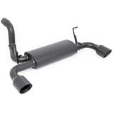 07+ Jeep Wrangler 2.0L/3.6L/3.8L JK/JL 2.5" Axle-Back Exhaust with 4" OD Tips