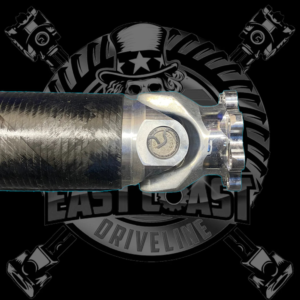 East Coast Driveline® (15-23) Charger SRT Hellcat 1-Piece Carbon Fiber Driveshaft