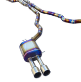 05-11 BMW M6 E63/E64 5.0L S85BB50 Blue Titanium Cat Back Exhaust 