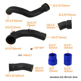 Kingman Speed® BMW 535i/640i/740i/X5/X6 N55B30 Aluminum Air/Boost/Charge Pipe Kit