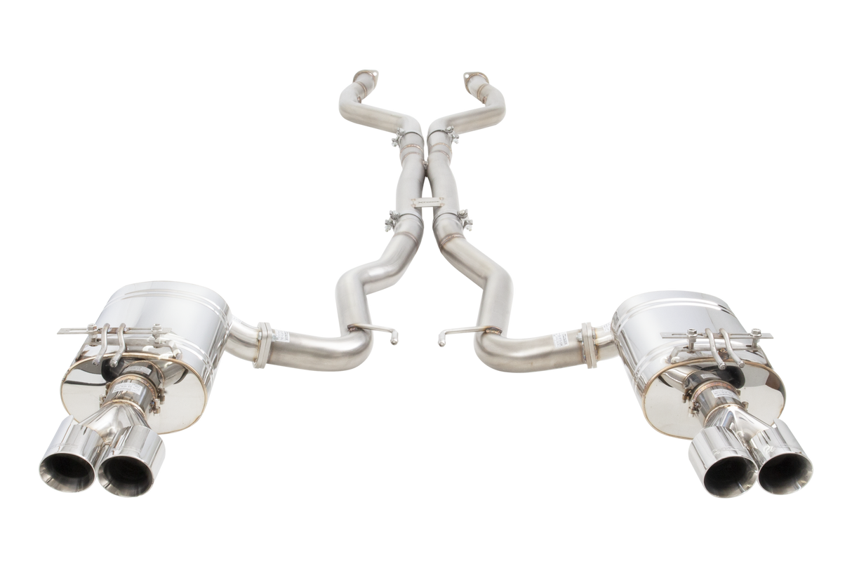 XForce Chevy SS/PontiacG8 Straight Pipe Centre Cat-Back Exhaust with Quad 4" OD Tips